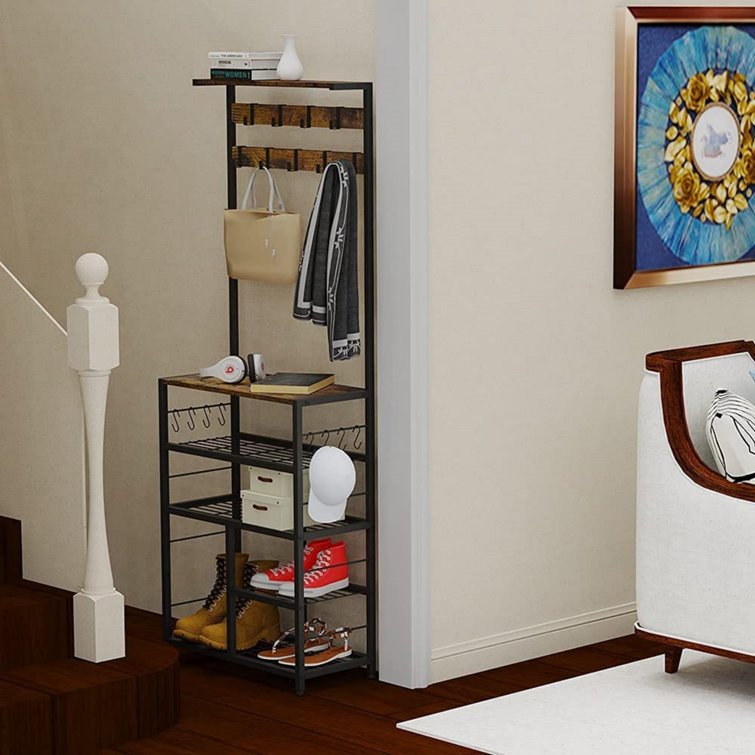 Koala Company Large Vintage 5 Tier Shelf With Console Table Shoe